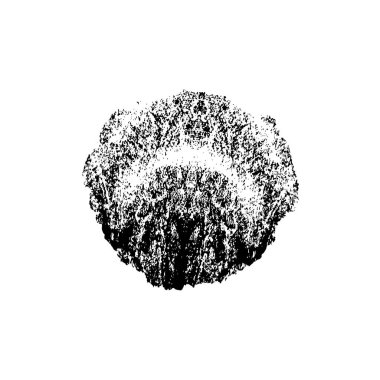 Beyaz arkaplanda soyut grunge fırça darbesi