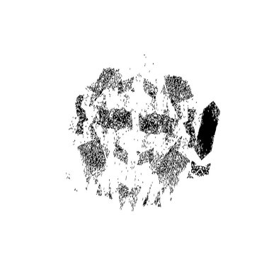 Beyaz arkaplanda soyut grunge fırça darbesi