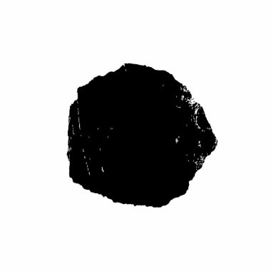 Beyaz arkaplanda soyut grunge fırça darbesi