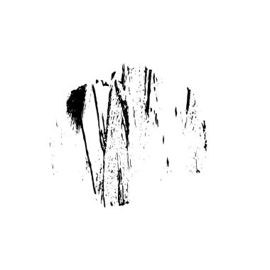 Beyaz arkaplanda soyut grunge fırça darbesi