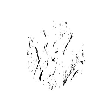 Grunge siyah mürekkepli el darbesi. vektör illüstrasyonu