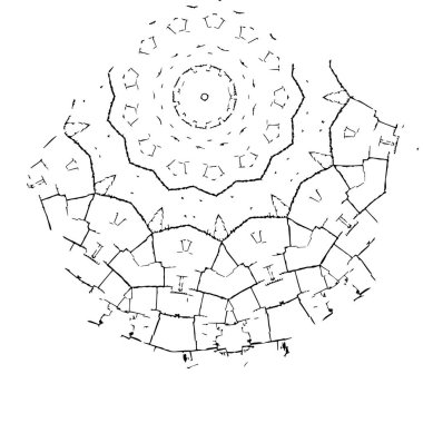 Tasarımınız için soyut siyah ve beyaz desen, vektör tasarımı