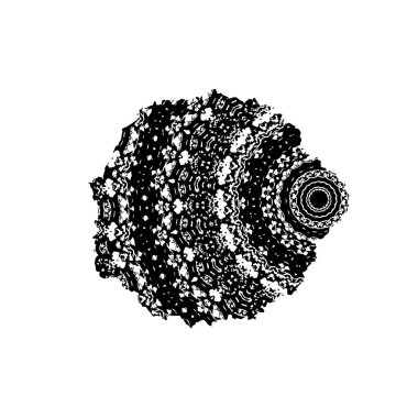 Siyah mürekkep fırça darbelerinin vektör çizimi elle boyanmış mürekkep ve beyaz arka planda siyah izole. el çizimi tasarım elemanları.