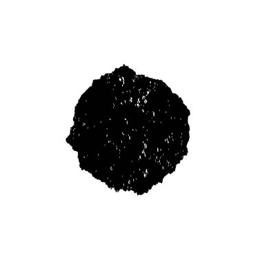 Beyaz arkaplanda soyut el çizimi mürekkep lekesi vektör çizimi tasarımı