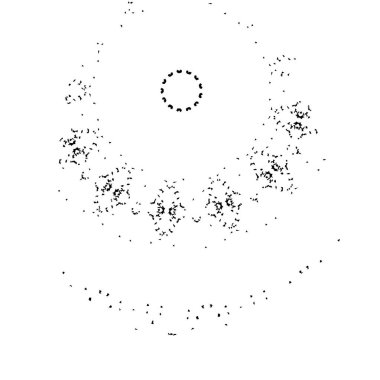 vektör siyah ve beyaz el - mürekkep çemberi arkaplanı çiz.
