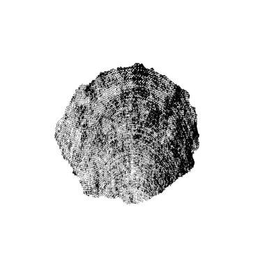 Siyah grunge dokusu beyaz arkaplanda izole edilmiş. vektör illüstrasyonu