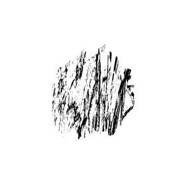 Grunge mürekkep fırçası vuruşu. vektör