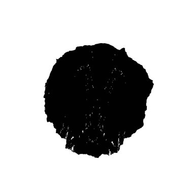 beyaz arkaplanda siyah mürekkep fırçası darbeleri.