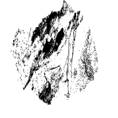 Çizik ve çiziklerle dolu siyah beyaz bir arka plan. Soyut vektör illüstrasyonu.