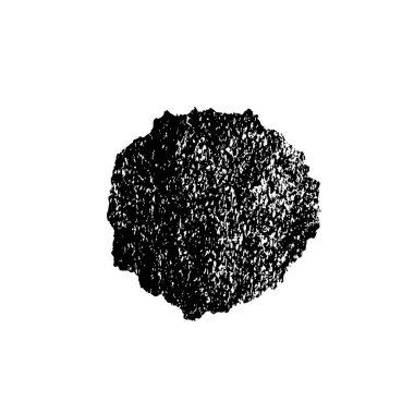 Beyaz arka plan üzerinde izole siyah grunge fırça darbeleri