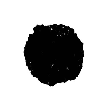 metin için alanı olan siyah beyaz çember