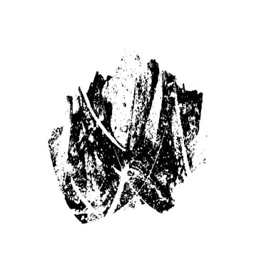 vektör siyah mürekkep sıçraması. grunge fırça darbesi