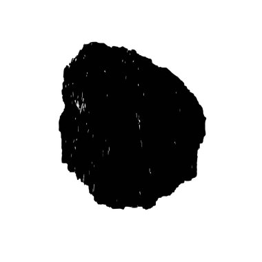 siyah vektör yuvarlak şekli beyaz üzerinde izole