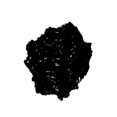 siyah mürekkep fırçası vuruşu. resimleme.