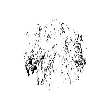 Siyah mürekkep beyaza sıçrar.