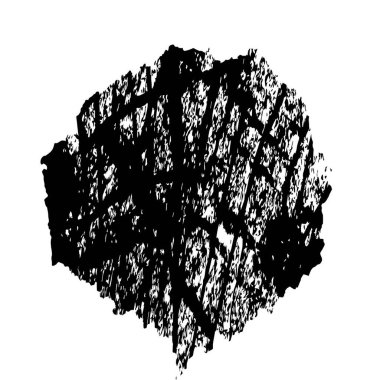 vektör siyah mürekkep lekesi. el çizimi mürekkep fırçası.