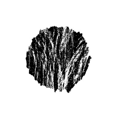 Beyaz arkaplanda soyut siyah mürekkep lekesi