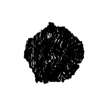 Beyaz arkaplanda siyah grunge mürekkep fırçası darbeleri. 