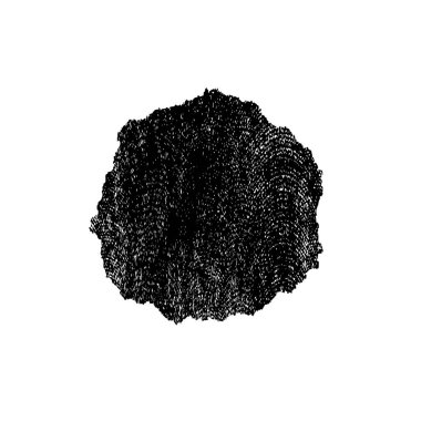 Beyaz arka planda soyut grunge siyah mürekkep lekesi. vektör illüstrasyonu