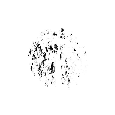 Beyaz arka planda soyut grunge siyah mürekkep lekesi. vektör illüstrasyonu