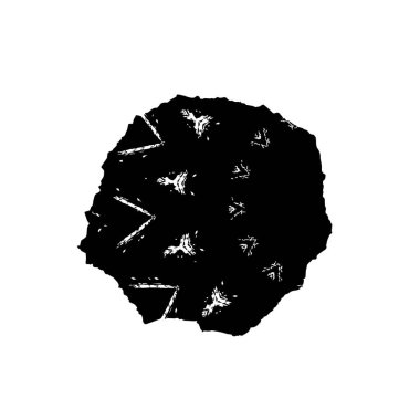 Siyah mürekkep fırça darbelerinin vektör çizimi elle boyanmış mürekkep ve beyaz arka planda siyah izole. el çizimi tasarım elemanları.