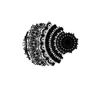 Siyah mürekkep fırça darbelerinin vektör çizimi elle boyanmış mürekkep ve beyaz arka planda siyah izole. el çizimi tasarım elemanları.