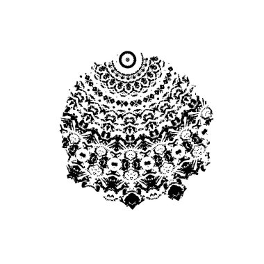 Siyah mürekkep fırça darbelerinin vektör çizimi elle boyanmış mürekkep ve beyaz arka planda siyah izole. el çizimi tasarım elemanları.