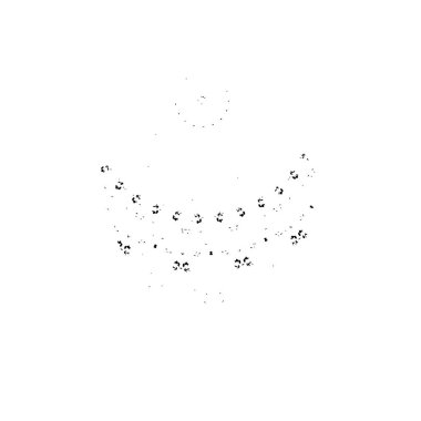 Siyah mürekkep fırça darbelerinin vektör çizimi elle boyanmış mürekkep ve beyaz arka planda siyah izole. el çizimi tasarım elemanları.