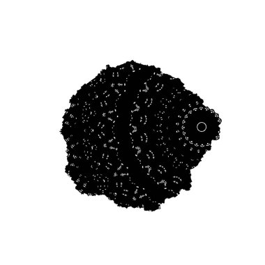 Siyah mürekkep fırça darbelerinin vektör çizimi elle boyanmış mürekkep ve beyaz arka planda siyah izole. el çizimi tasarım elemanları.