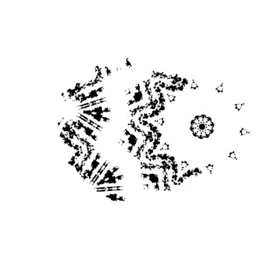 Eski paslı metal üzerinde Güney Kore haritası