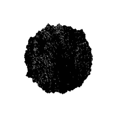 Siyah mürekkep lekesi beyaz arkaplanda izole edildi