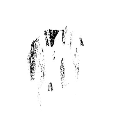 Beyaz arka planda siyah mürekkep lekesi var. vektör illüstrasyonu