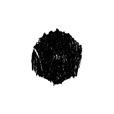 siyah grunge mürekkep fırça darbeleri