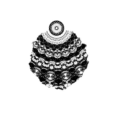 vektör el çizilmiş noel topu.