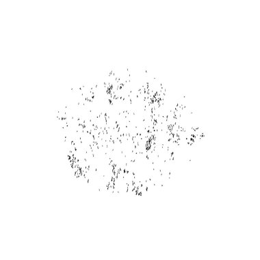 Siyah el çizimi vektör çizimi, grunge fırça darbeleri beyaz arkaplanda izole