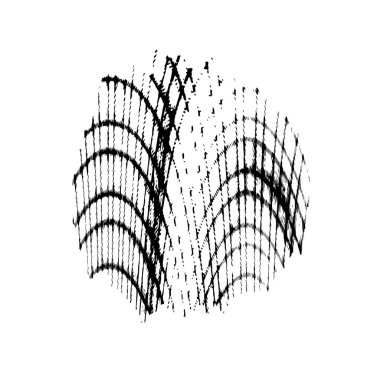 Soyut yarım ton noktalarının vektör çizimi. 10 saniye..