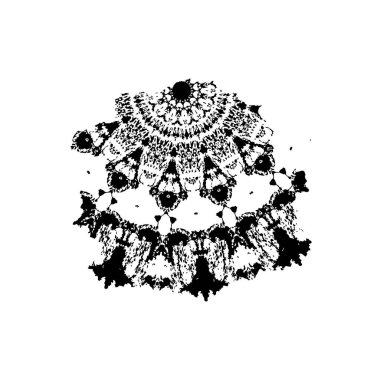 Vektör çizim çiçek süsleme tasarımı için