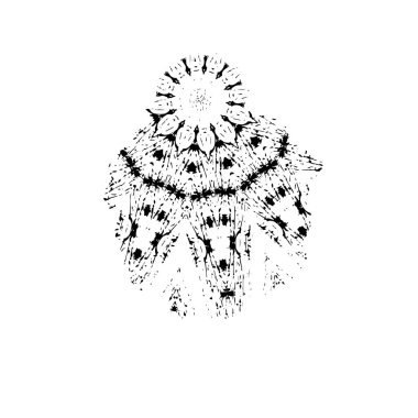 soyut el çizimi karalama