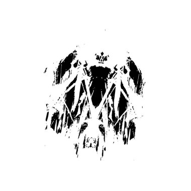 Siyah grafik renk yamaları fırça darbeleri arka plan tasarım ögesini etkiler