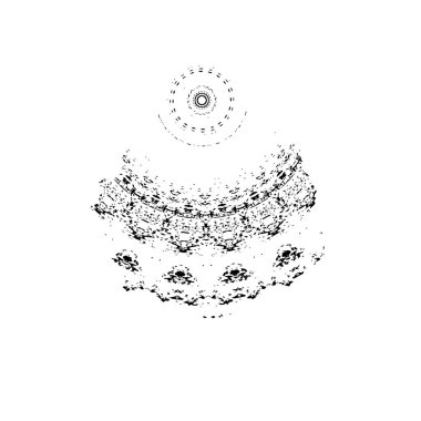 El çizimi Noel ağacı.