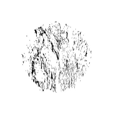 Beyaz arkaplanda soyut siyah leke, vektör illüstrasyonu