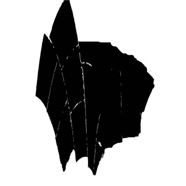soyut tek renkli geometrik dekoratif çizim
