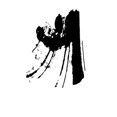 Tasarımınız için soyut siyah beyaz desen 