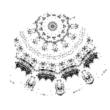 Tasarımınız için soyut siyah beyaz desen 