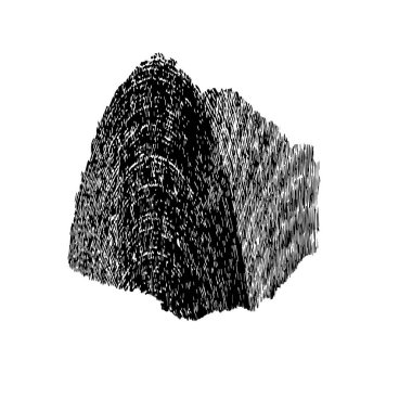 Beyaz arkaplanda soyut siyah leke, vektör illüstrasyonu