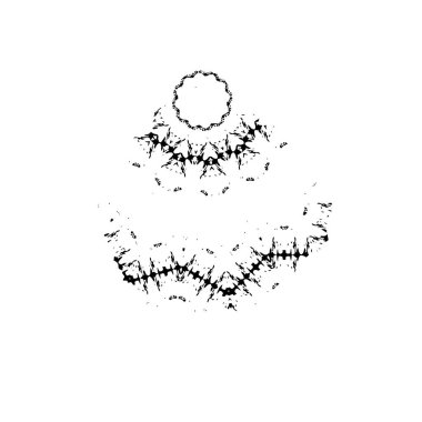 Bir noel ağacı ile vektör illüstrasyonu