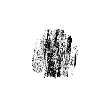 Vektör fırça darbesi. Grunge mürekkep kalemi beyaz grunge desen siyah modern doku. Felç. Eliyle fırçayla mürekkeple çizilmiş spiral. Tüy