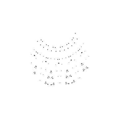 Sosyal ağ bağlantısı kavramı. Birbirine bağlı çizgiler ve noktalar. Sosyal medya bağlantısı. Sosyal ağ konsepti. vektör arkaplanı.