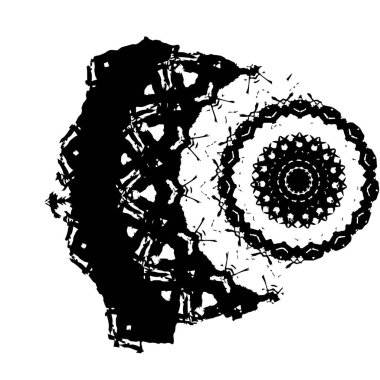 İnsan beyninin vektör çizimi