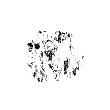 grunge siyah fırça darbesi